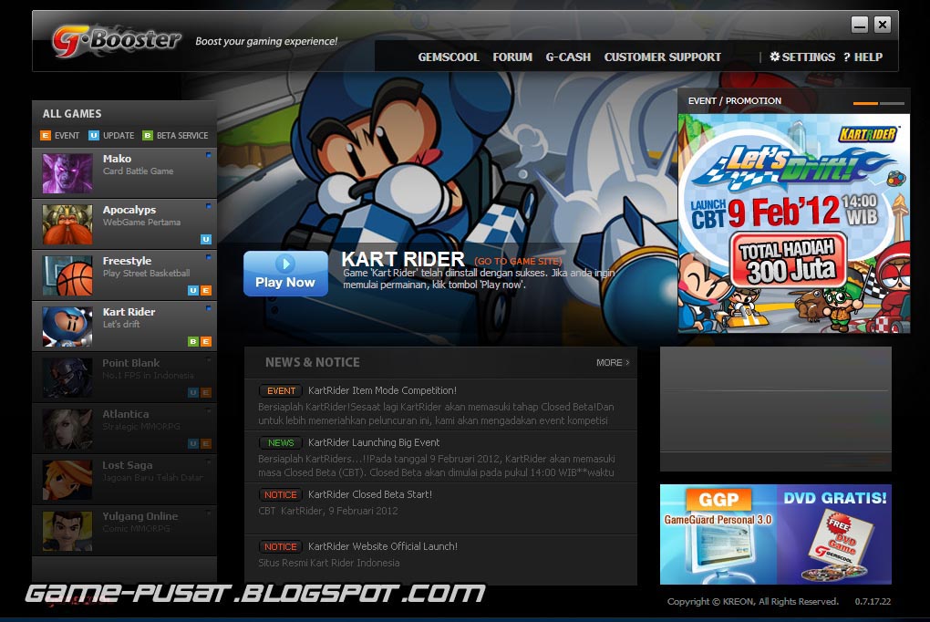 Gemscool Indonesia Lost Saga