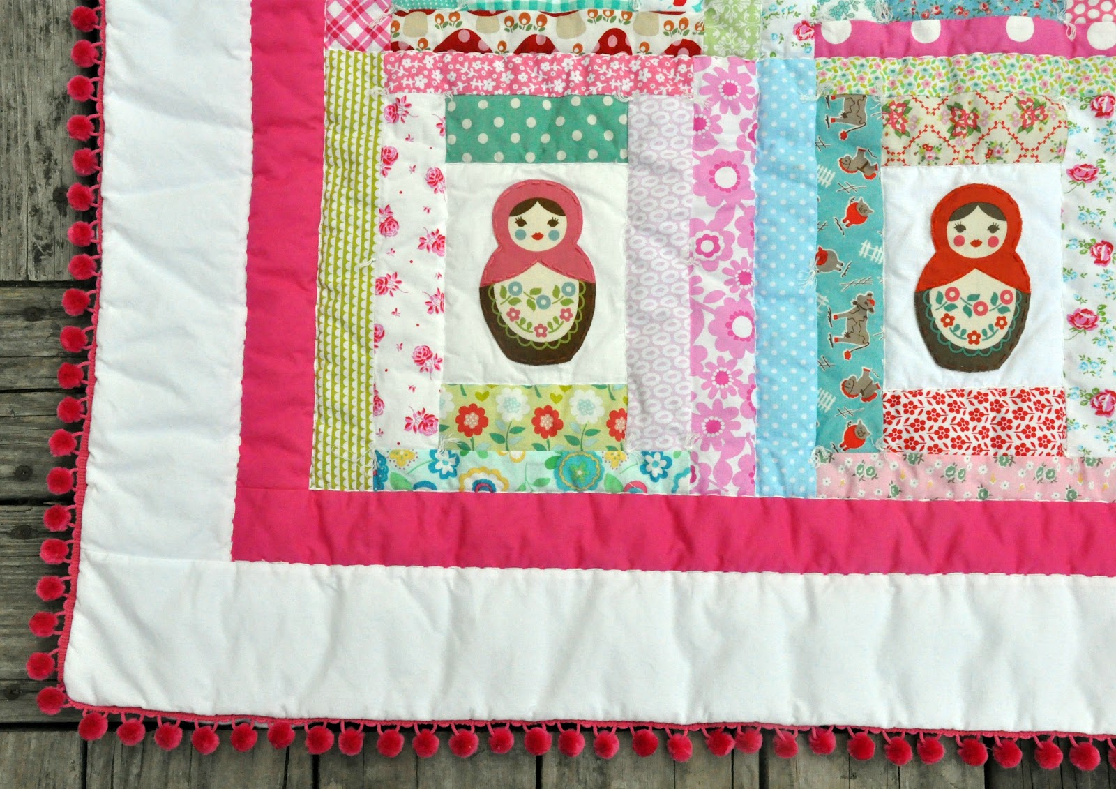 baby burrito quilts Matryoshka quilt III