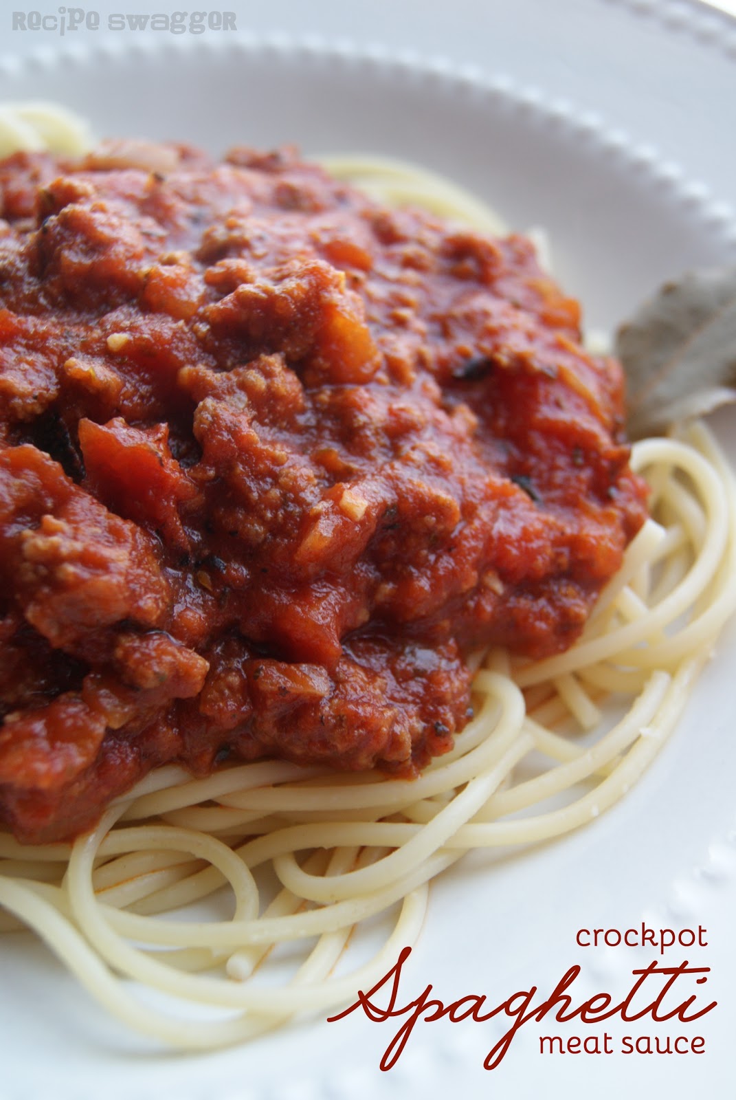 Crockpot Spaghetti Meat Sauce