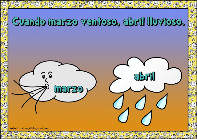 Resultado de imagen de rEFRANES DE MARZO