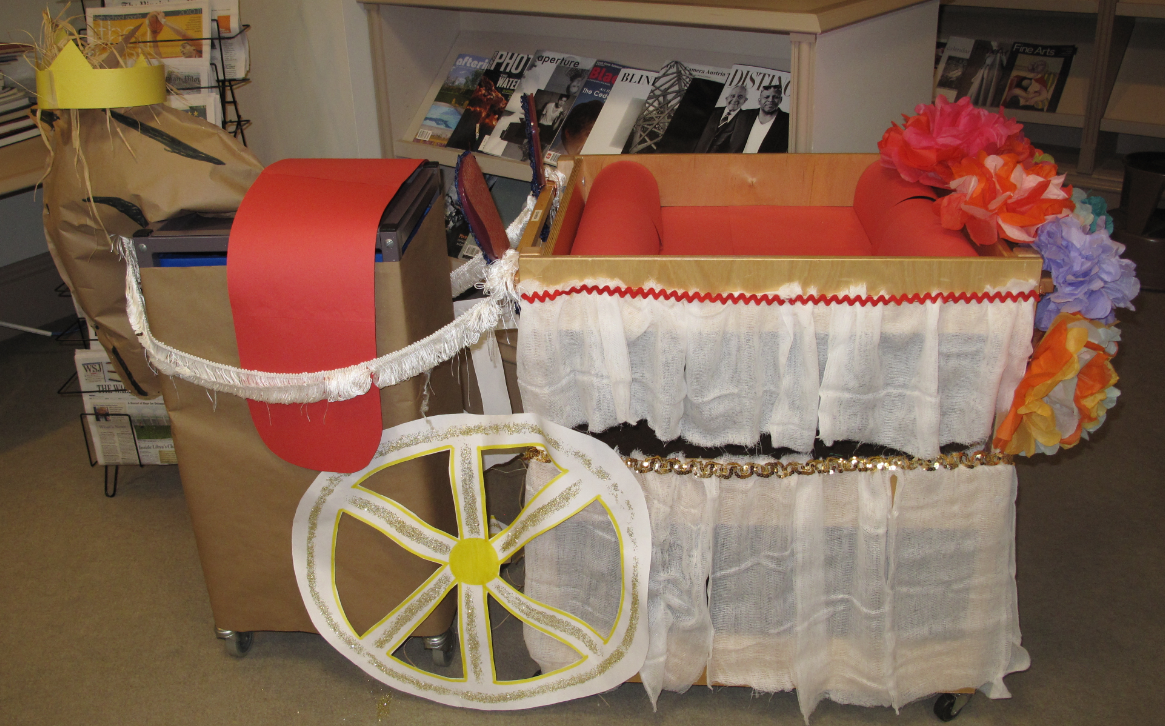 Jean Outland Chrysler Art Library Blog 4th Annual Book Cart Decorating