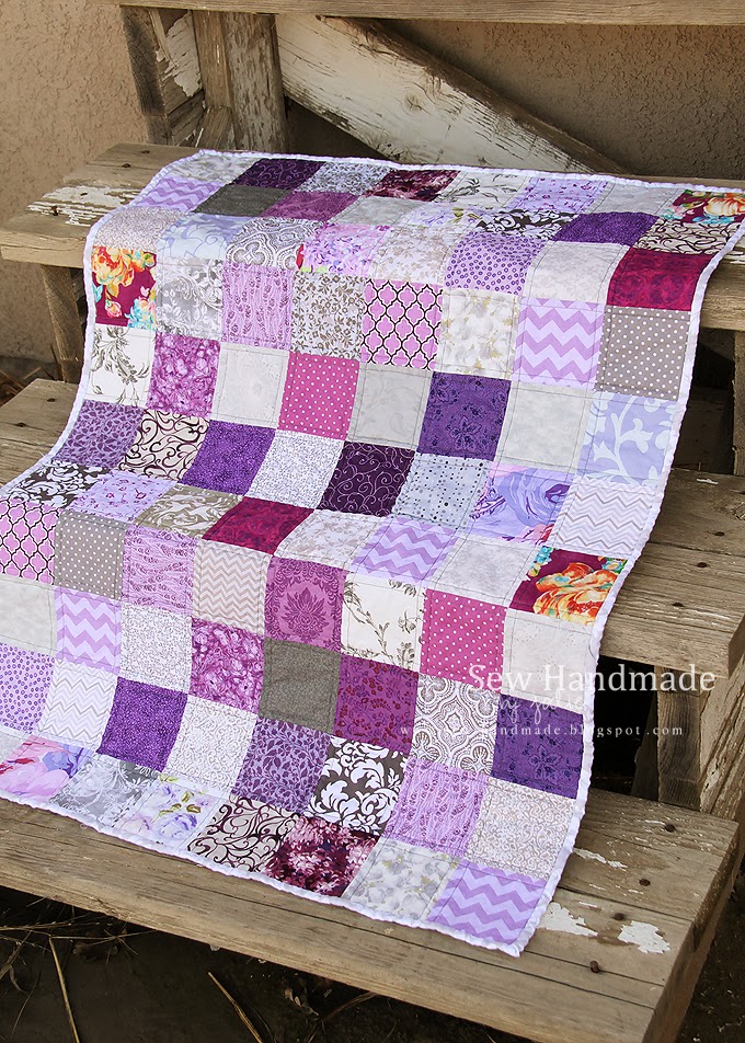 Sew Handmade Purple & Gray