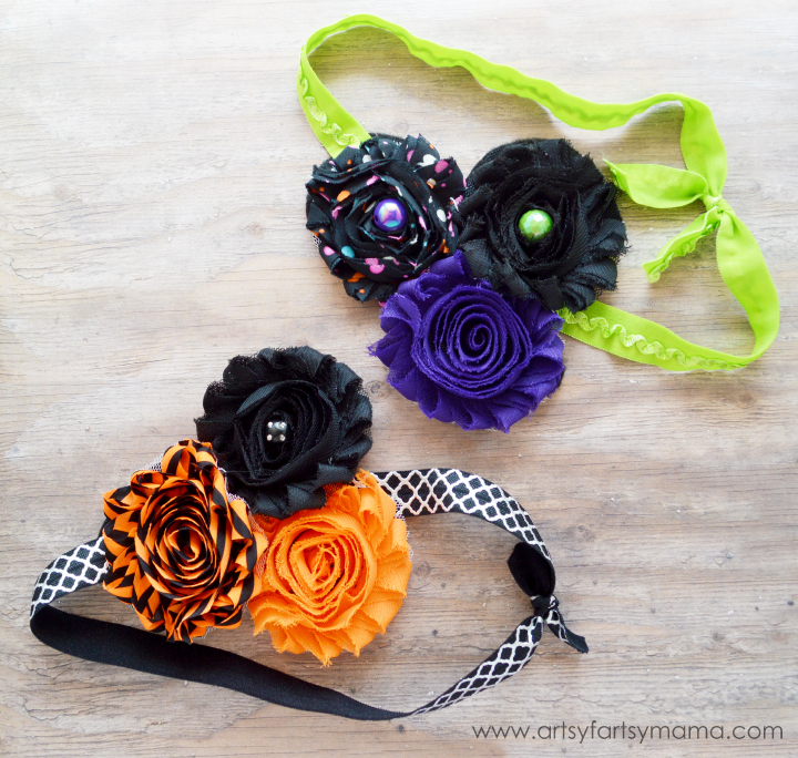 Easy Halloween Headbands at artsyfartsymama.com