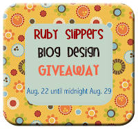 Ruby Slippers Blog Designs Giveaway Ruby Slippers Blog Designs is having a design giveaway from Aug. 22 to Aug. 29