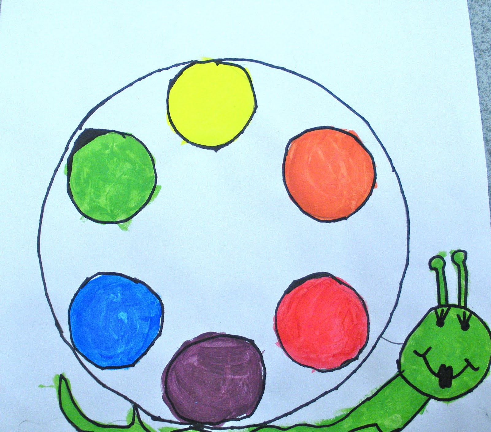 The Small Art Teacher Blog Color Wheel Snails (1st Grade)
