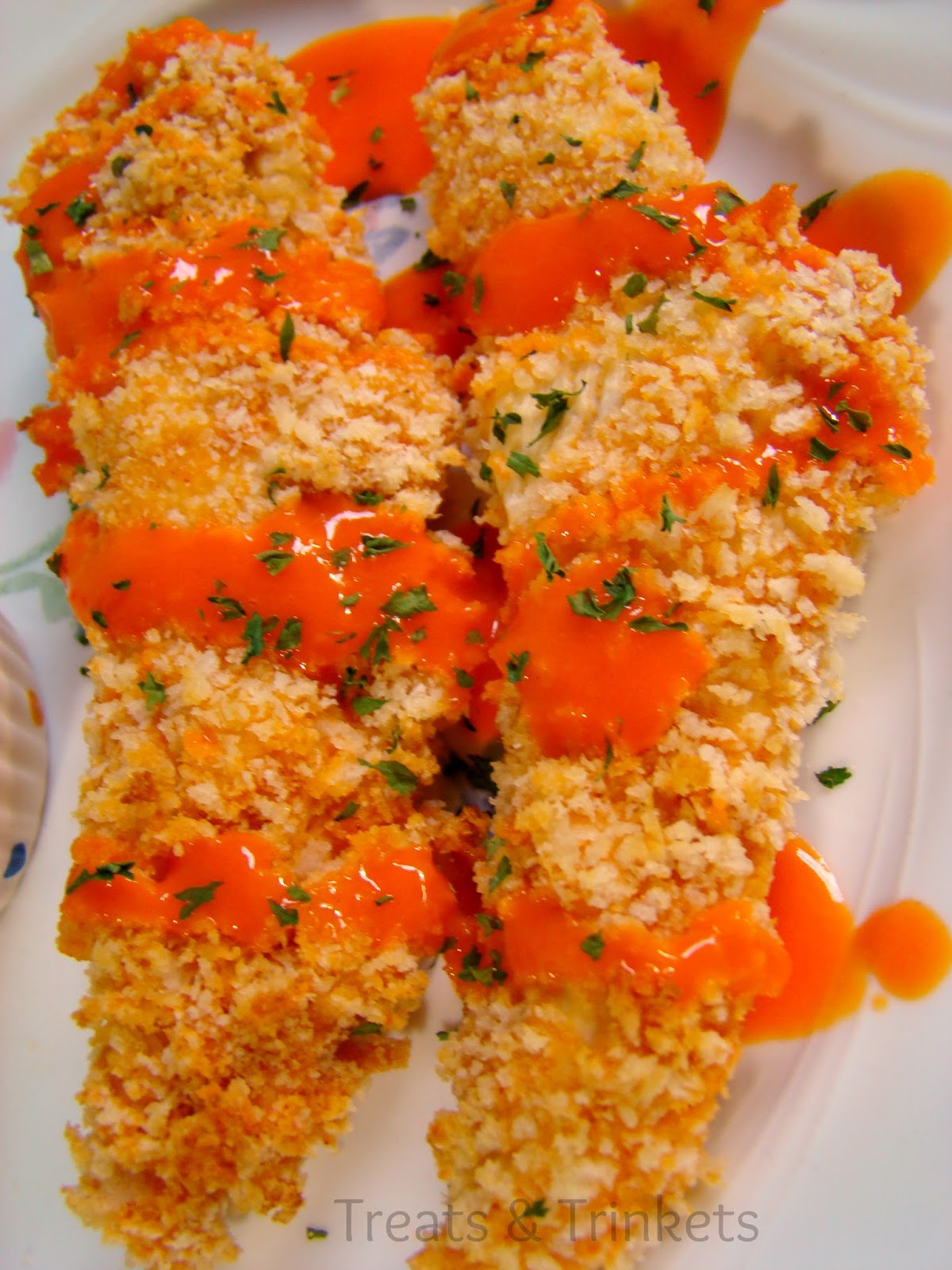 Treats & Trinkets Baked Buffalo Chicken Strips