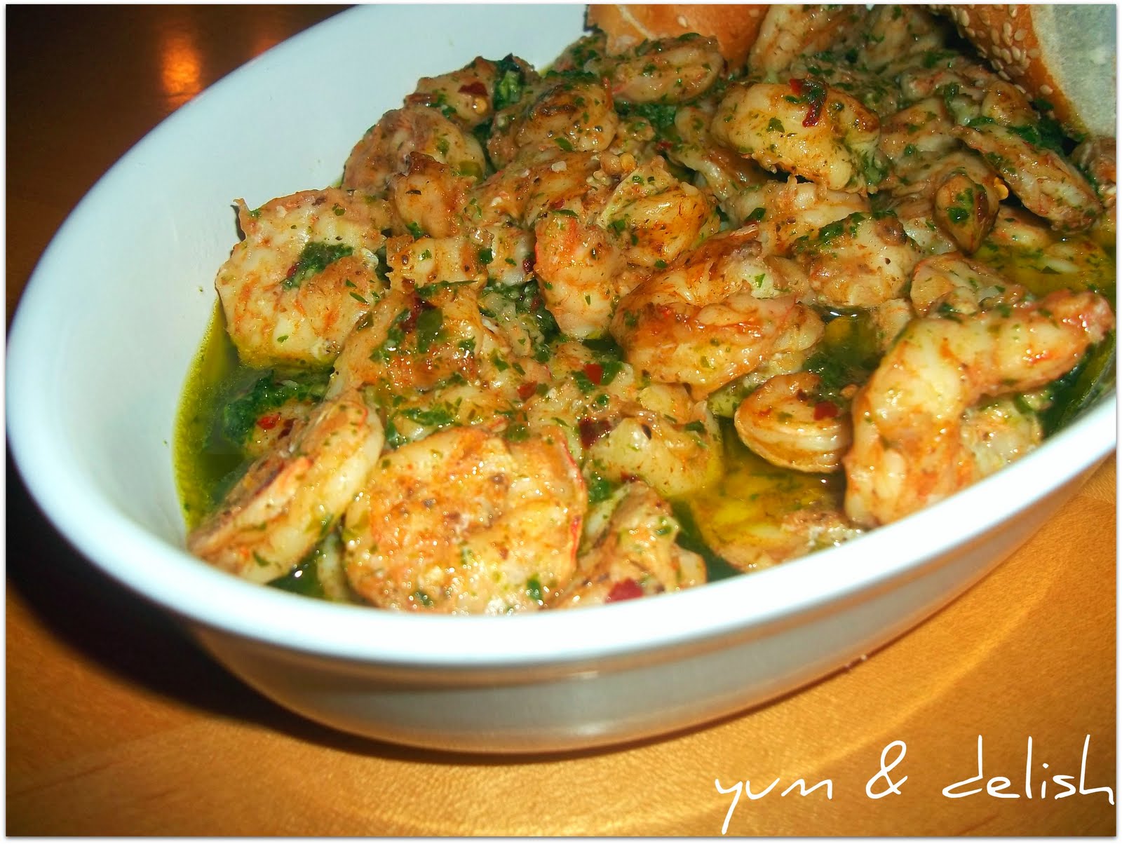 Yum & Delish Cajun Spiced Prawns in Parsley Garlic Butter