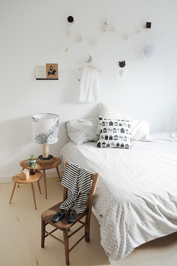 chocolate creative Black and White children's room decor inspiration