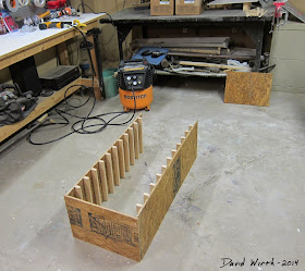 building the case, wood case for shop, tray, verticle, stacking