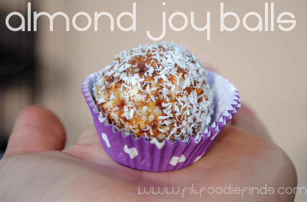 almond joy balls Fit Foodie Finds