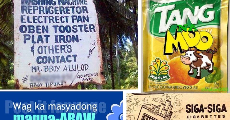 Travel and Tourism Filipino Shop Signs