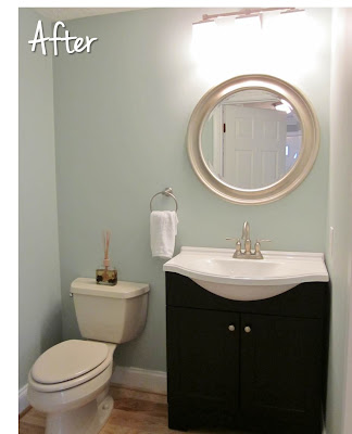 Rainwashed by Sherwin Williams - bathroom paint color Rainwashed by Sherwin Williams - bathroom paint color