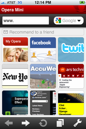 Opera mini cho iphone Opera mini cho iphone