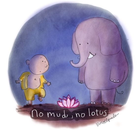 No mud, no lotus