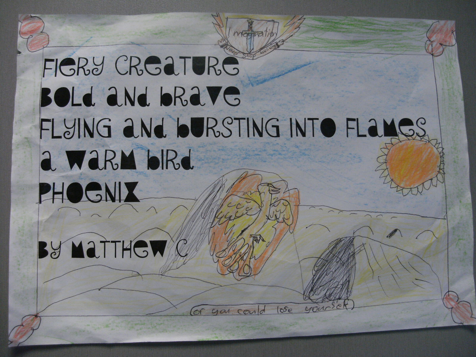 How to write a sneaky poem picture