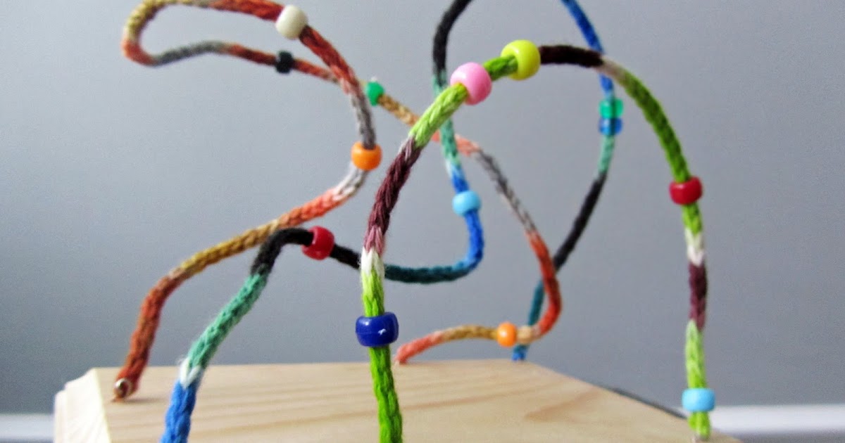 toy with beads and wire