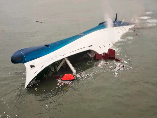 Ramp met veerboot Sewol