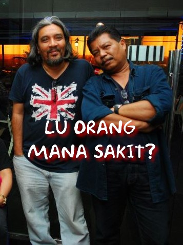 Blogger Aku Peduli Apa (Azmi) bersama Blogger Umno Reform (Anuar Mohd Nor)