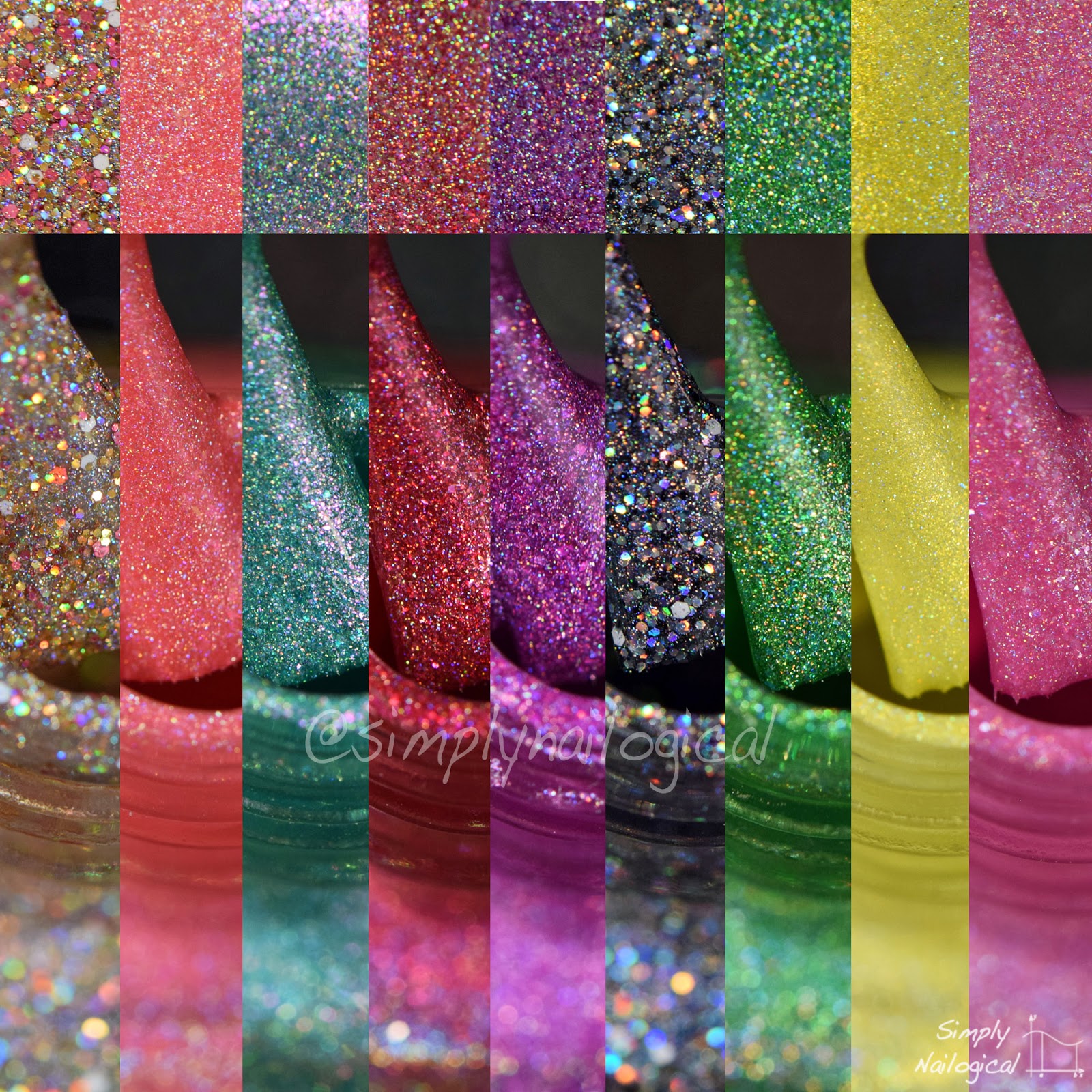 Simply Nailogical Glam Polish's 2015 Hairspray Collection