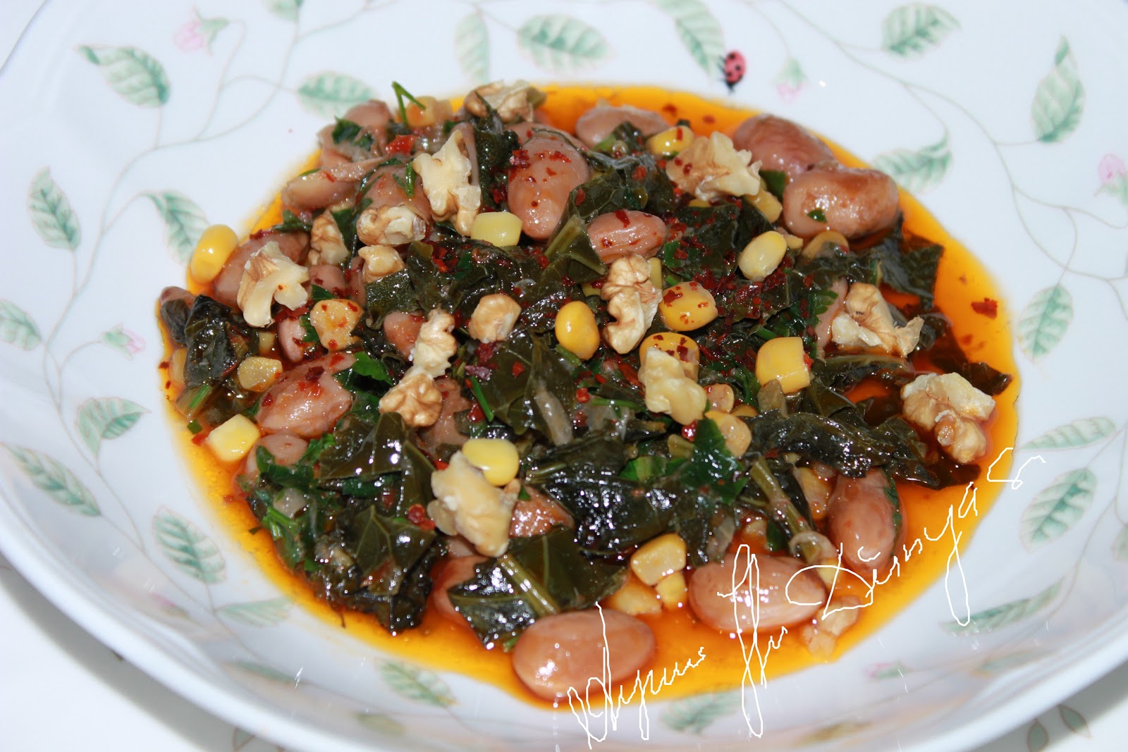 Aynur Hanımın Dünyası Barbunyalı kara lahana yemeği