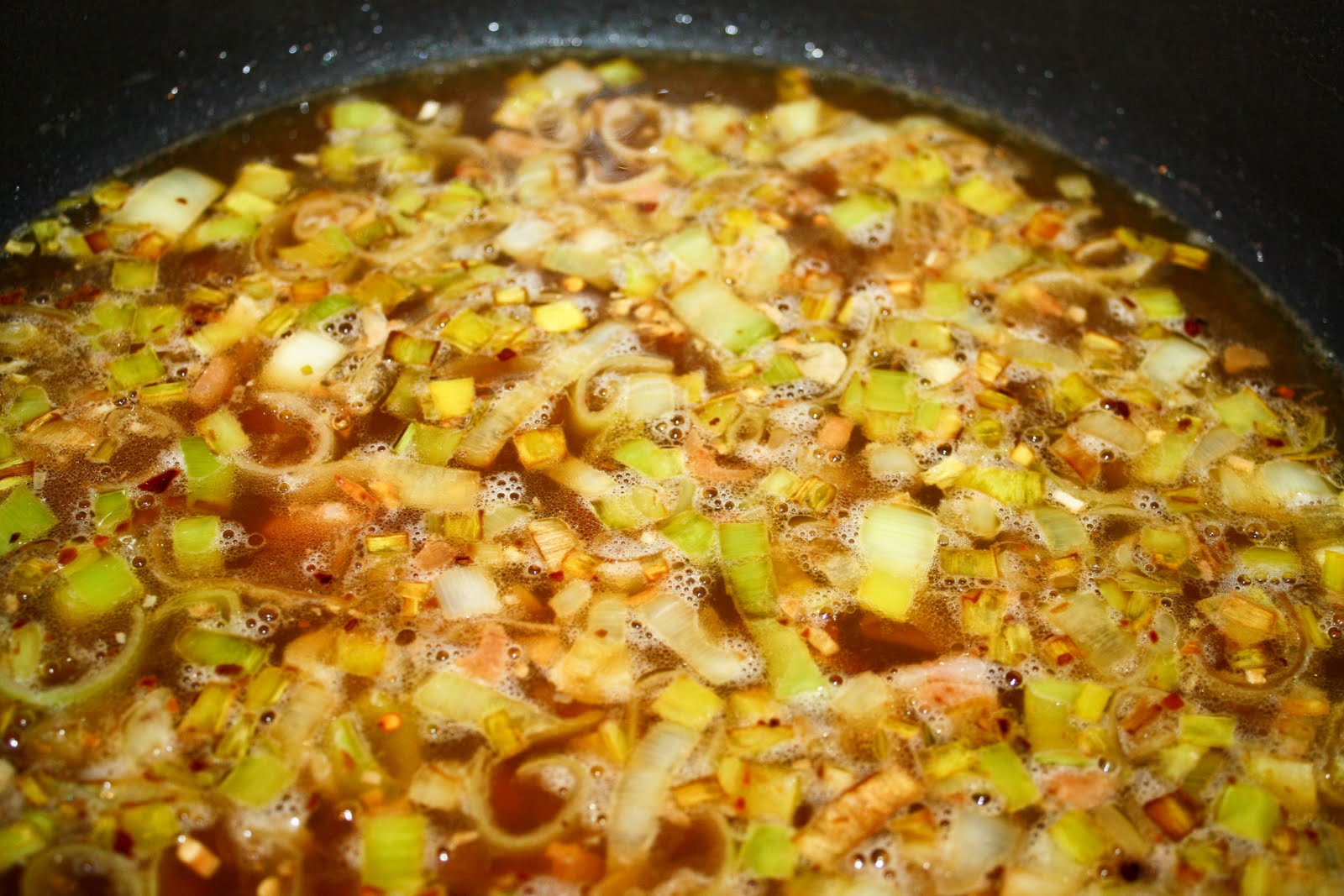 Mission Delish THE BEACH AT HOME Steamed Clams with Pancetta and Leeks