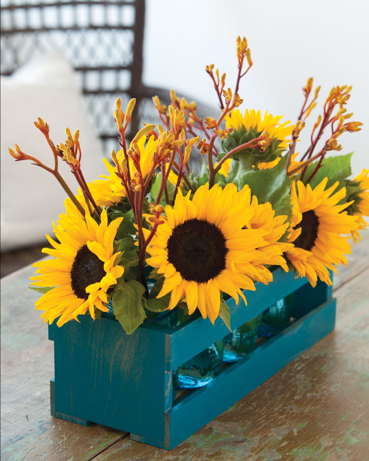 Fall Decorating with Sunflowers & the Secret to Keeping Them Fresh