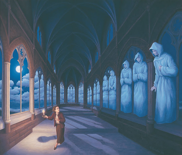 33 Karya Lukisan Ilusi Optik Indah dari Rob Gonsalves 33 Karya Lukisan Ilusi Optik Indah dari Rob Gonsalves