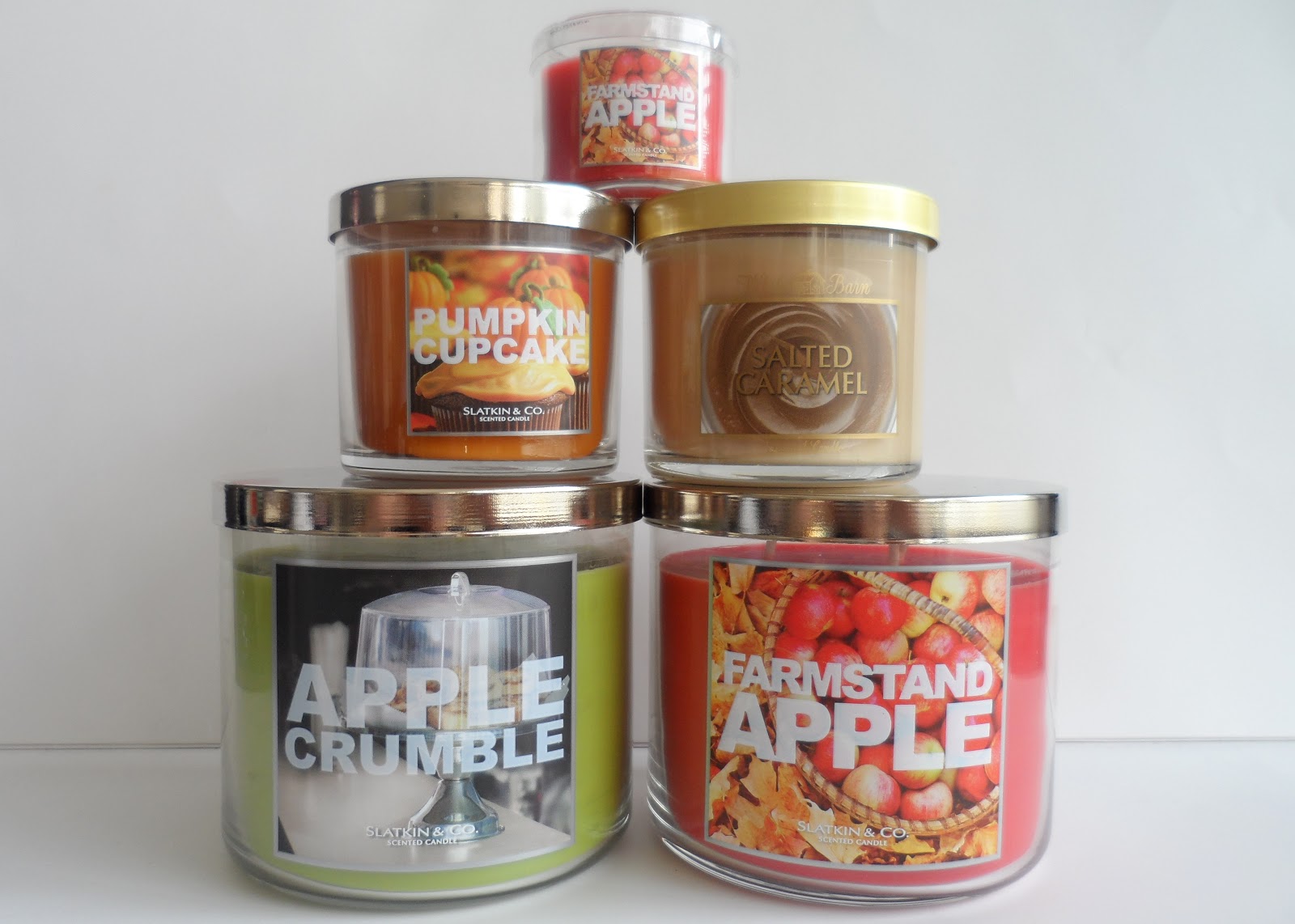 Bath and Body Works / Slatkin & Co Autumn candle haul flutter and sparkle