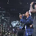 Jay Z joins Jeezy on stage at The Barclays