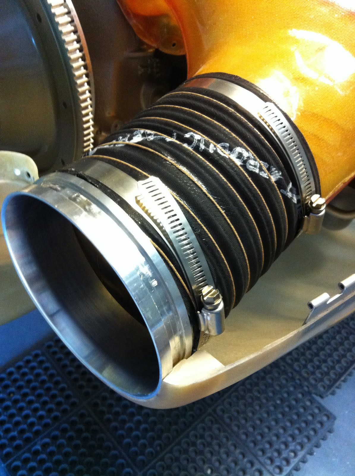 to JT's RV8 Aircraft Factory! Plenum Intake Tubes