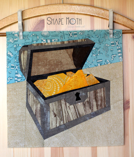 Shape Moth Treasure Chest PP pattern {& a Giveaway!}