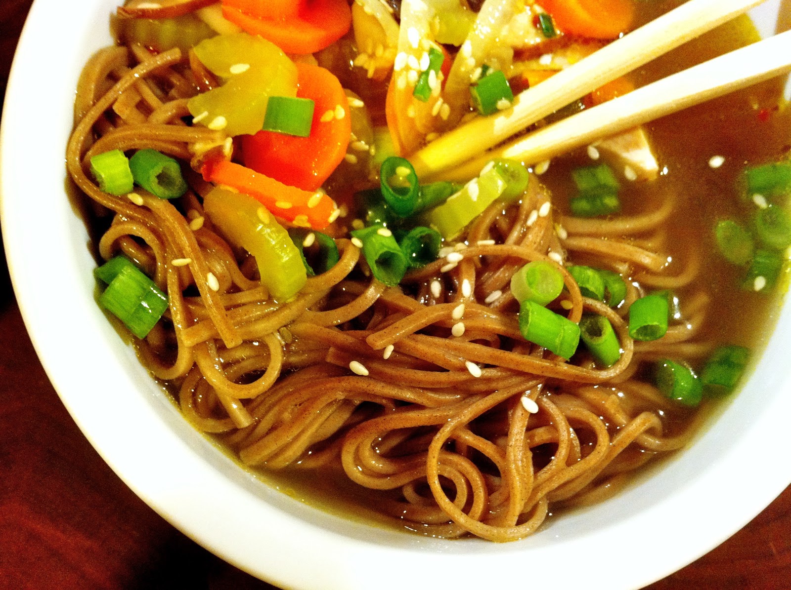 Soba Noodle Turkey Soup