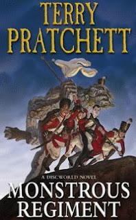 Terry Pratchett - Monstrous Regiment Cover of "Monstrous Regiment", a novel by Terry Pratchett