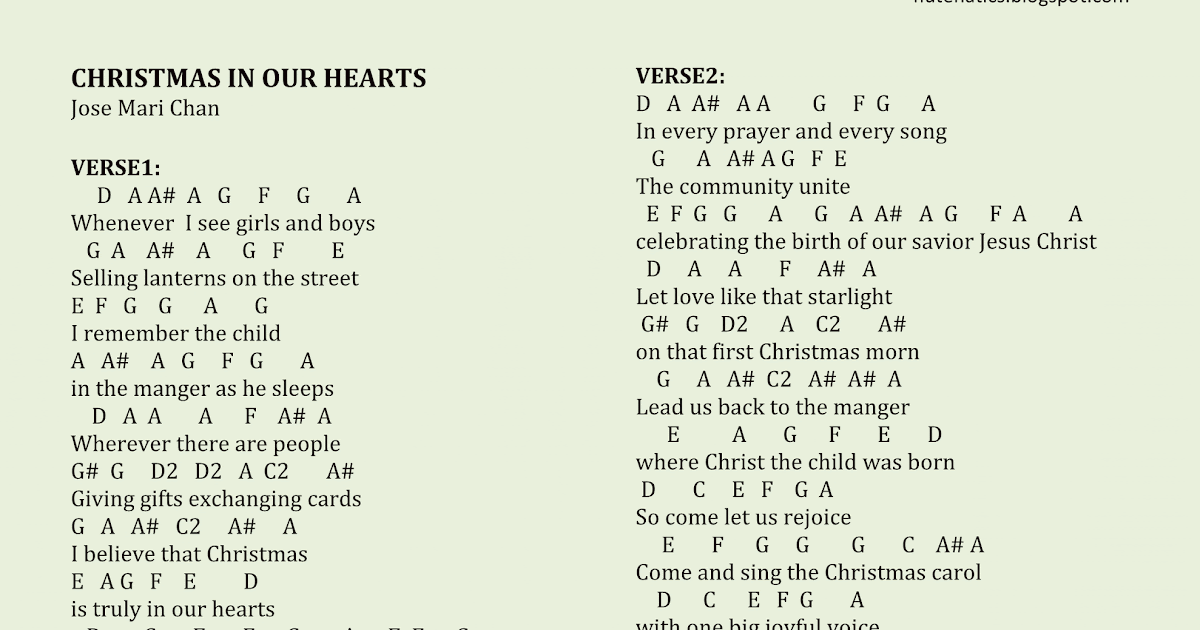 F l u t e n a t i c s: CHRISTMAS IN OUR HEARTS