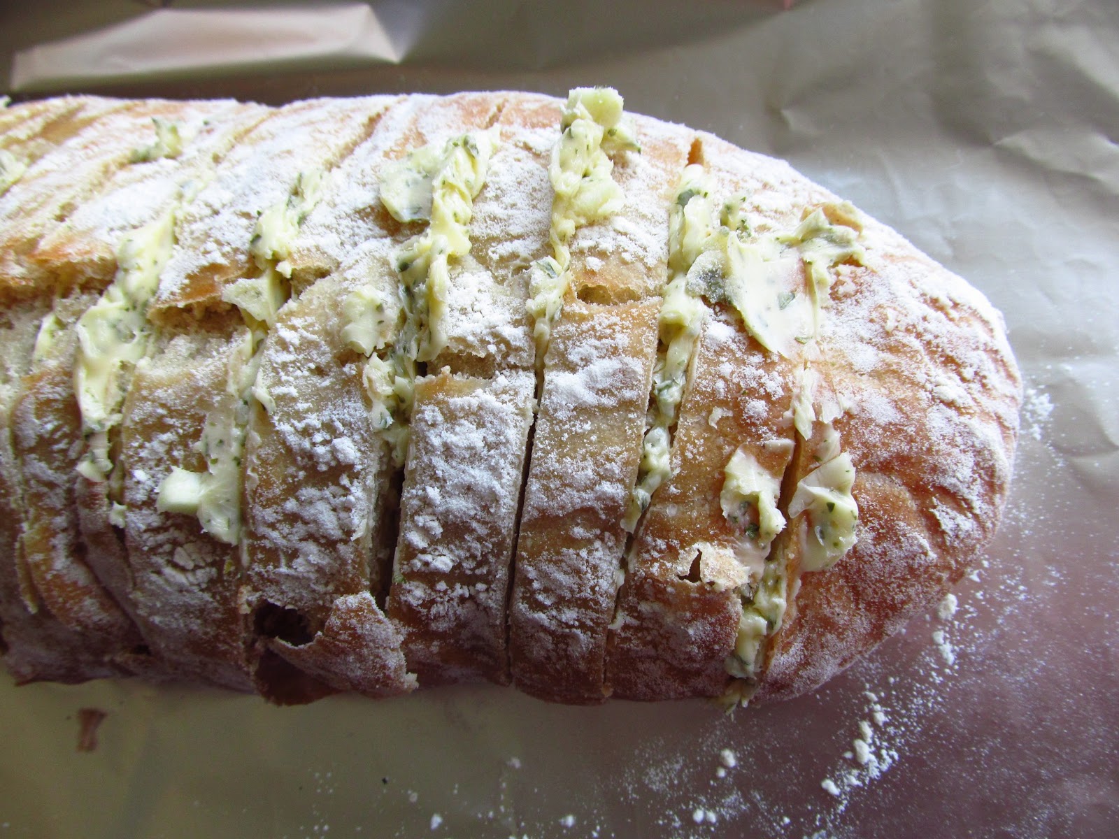 Good Food, Shared Ciabatta Garlic Bread