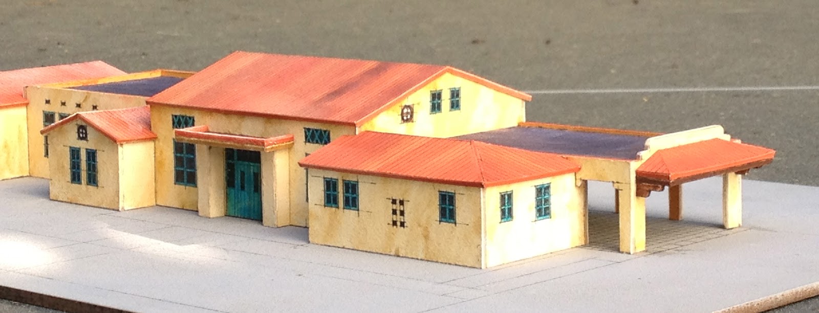 Art and Life Pasadena Train Station Model Part 7