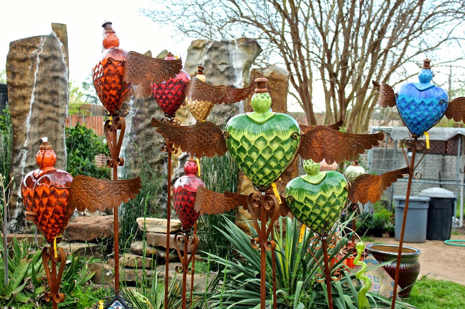 Sharing Nature's Garden Whimiscal garden art makes Arbor Gate Nursery