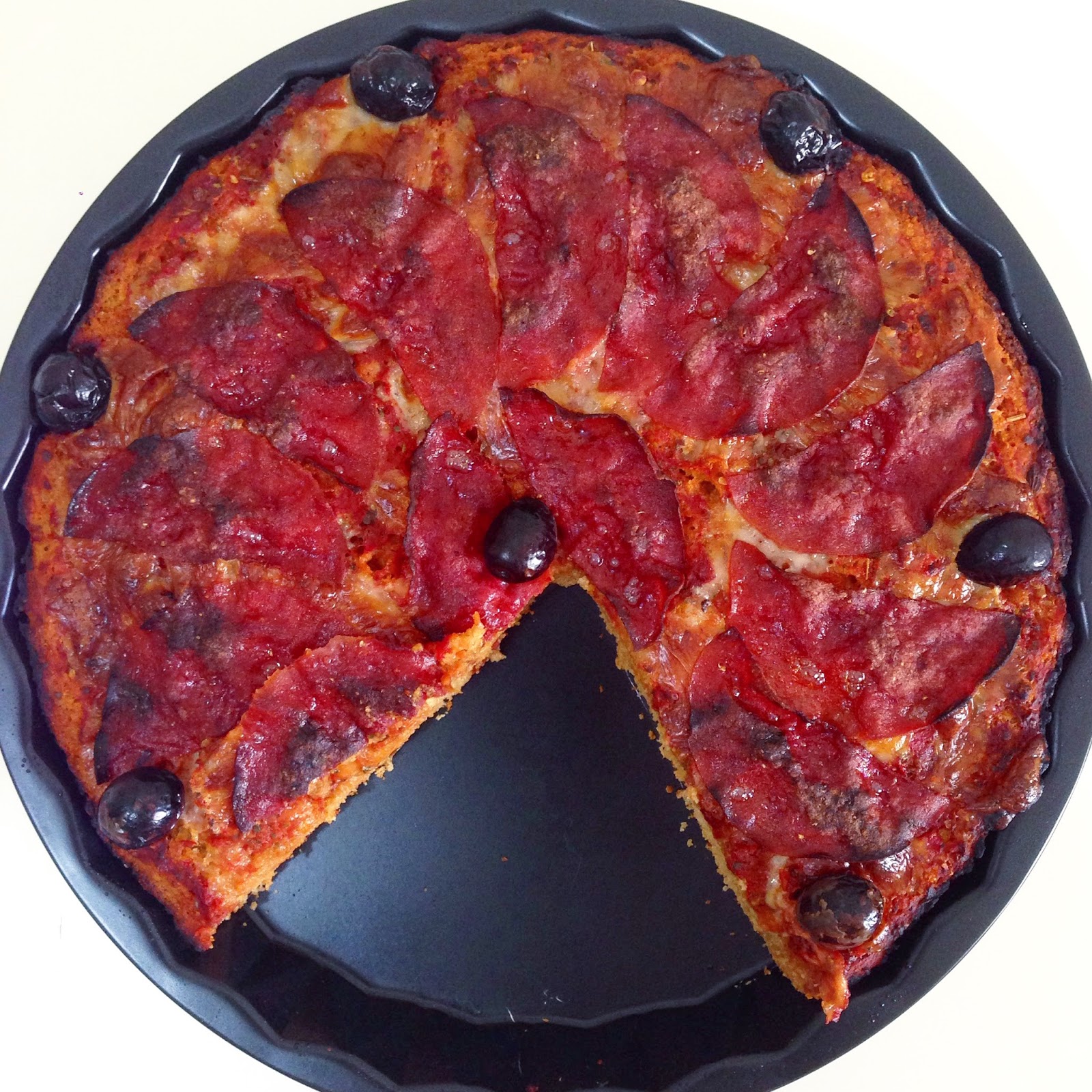 Özen�in mutfağından Özen�li tarifler ) Yulaf kepekli pizza (Dukan