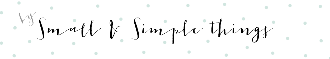 By small & simple things 
