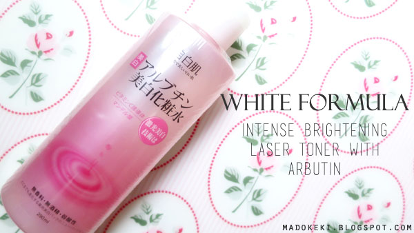 White Formula Intense Brightening Laser Toner with Arbutin