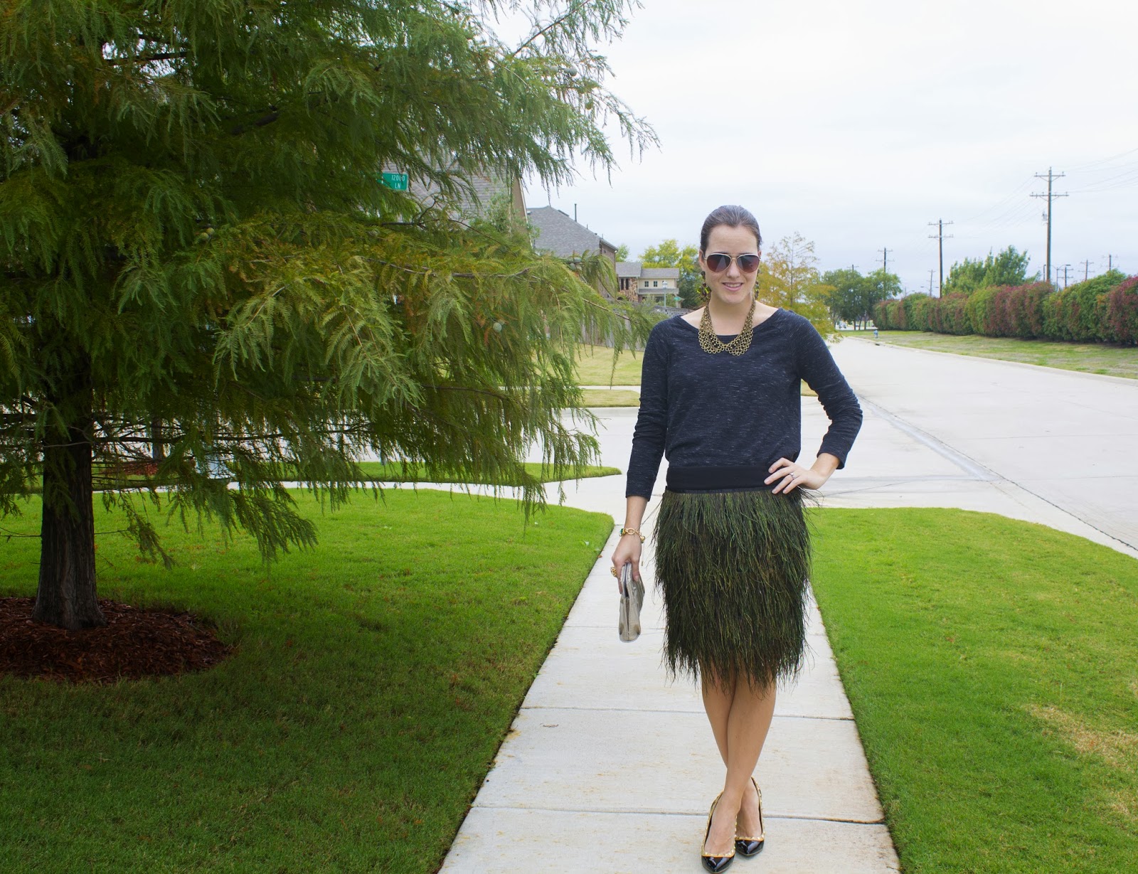 DIY Feather Skirt individually abby