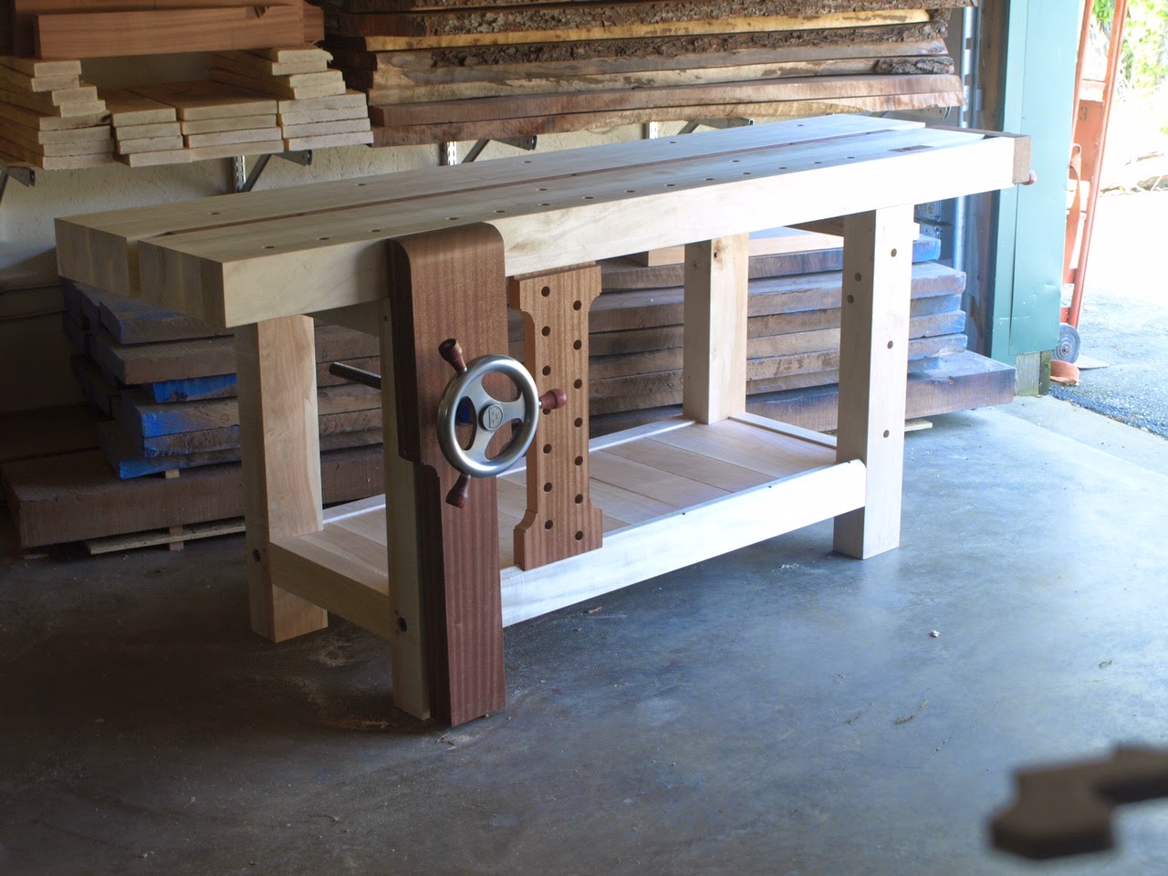 David Barron Furniture Work Benches for Sale at Handworks Next Week.