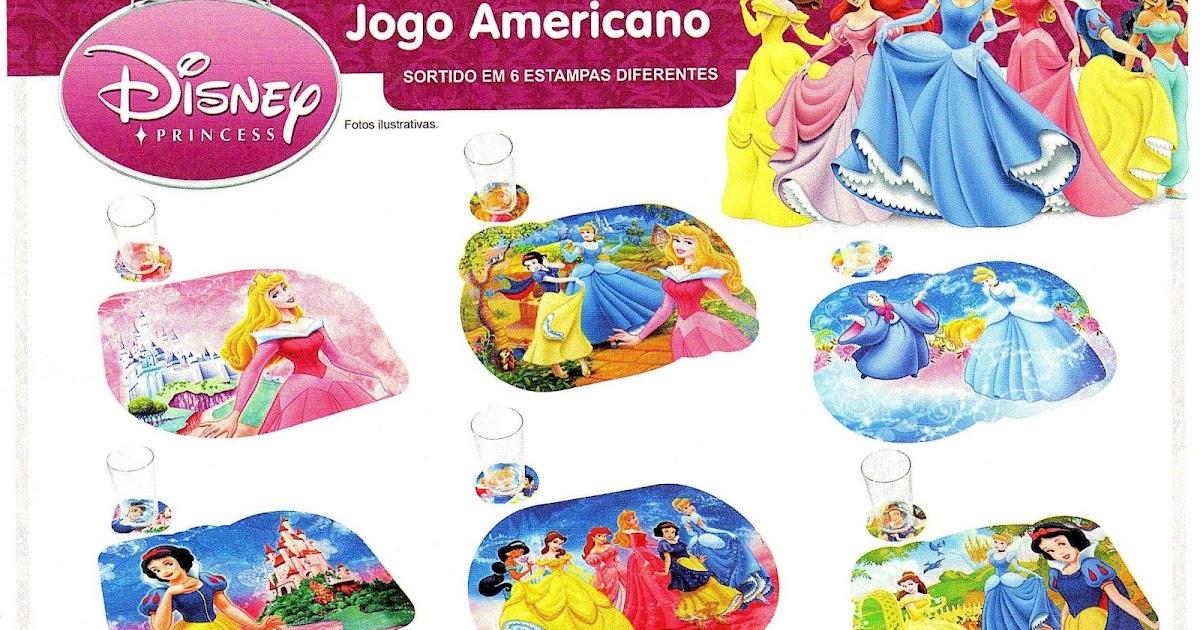 Jogo Americano - Princesas