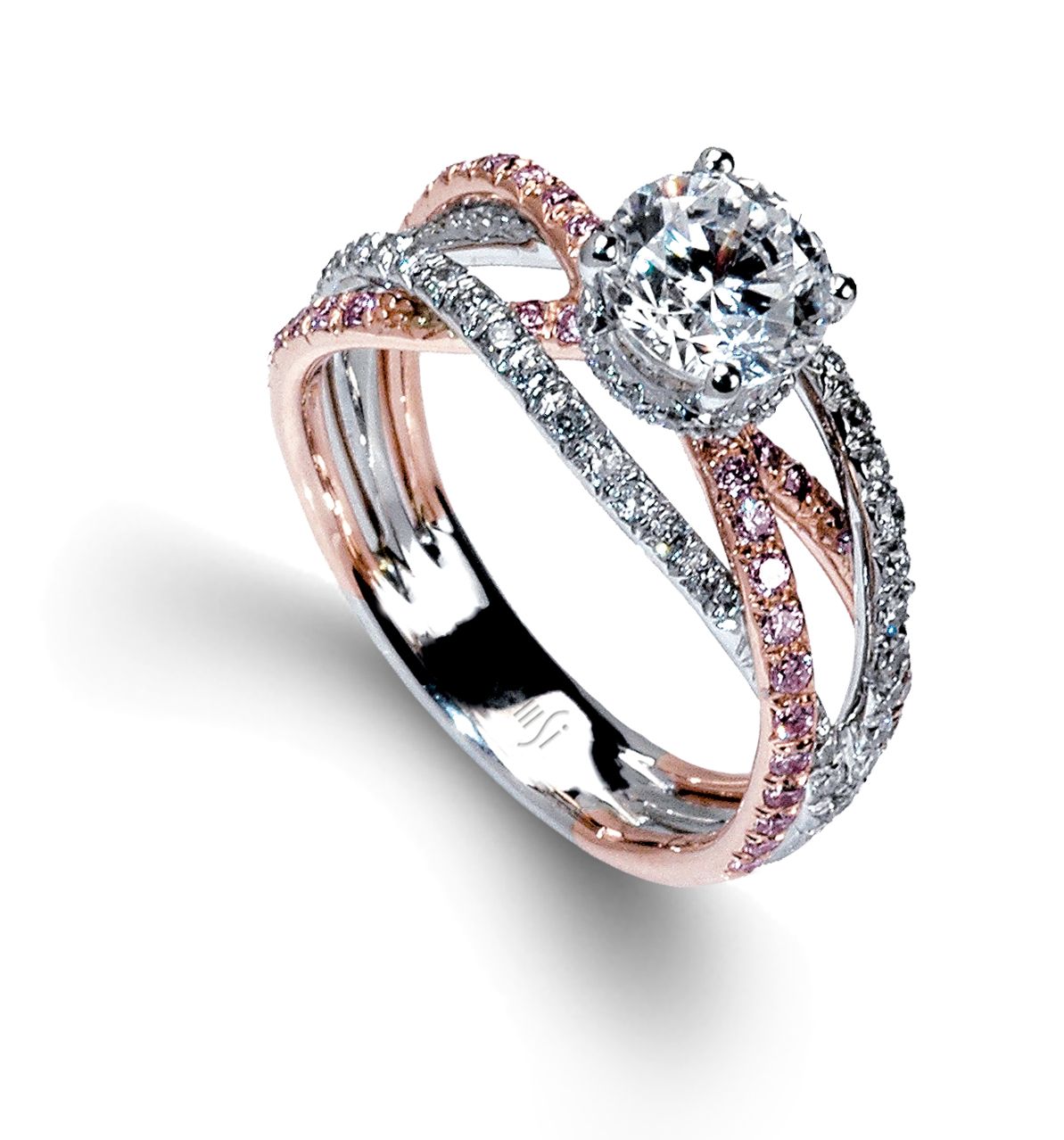 Diamond Ring With Two Bands Diamond Ring With Two Bands