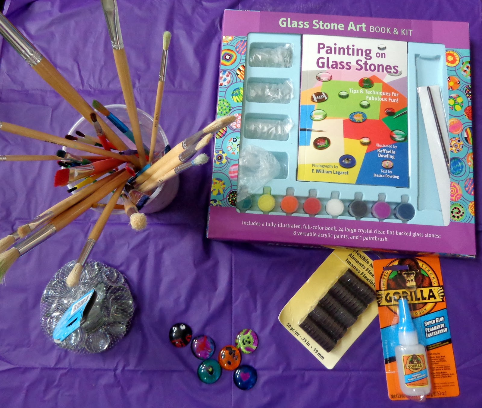 DIY for Mommies Painted Glass Bead