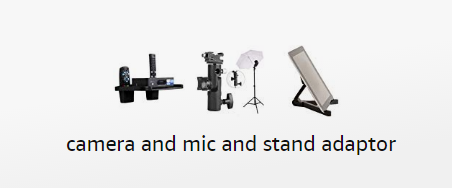 80% OFF camera and mic and stand adaptor
