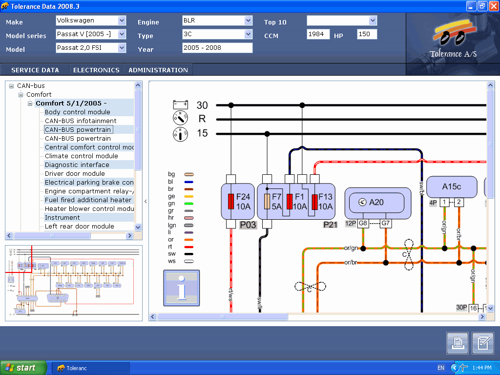 serial para vector magic 1.15