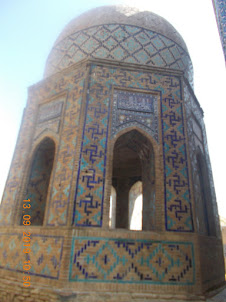 Octagonal designed Mausoleum in Shah-I-Zinda Necropolis Ensemble.