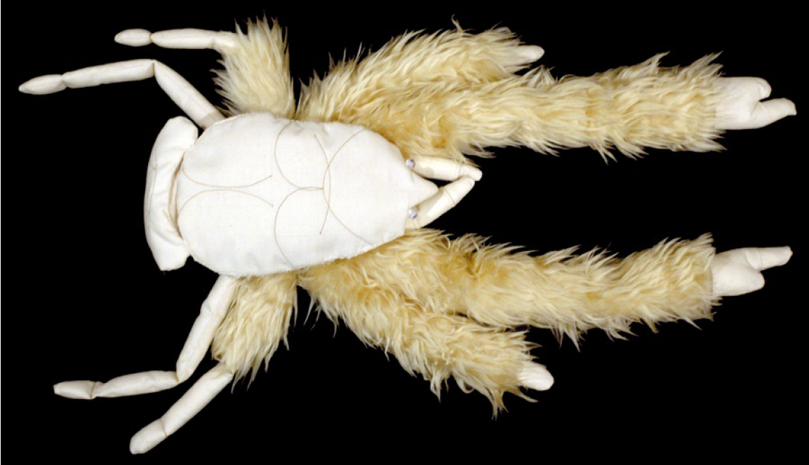 yeti crab plush