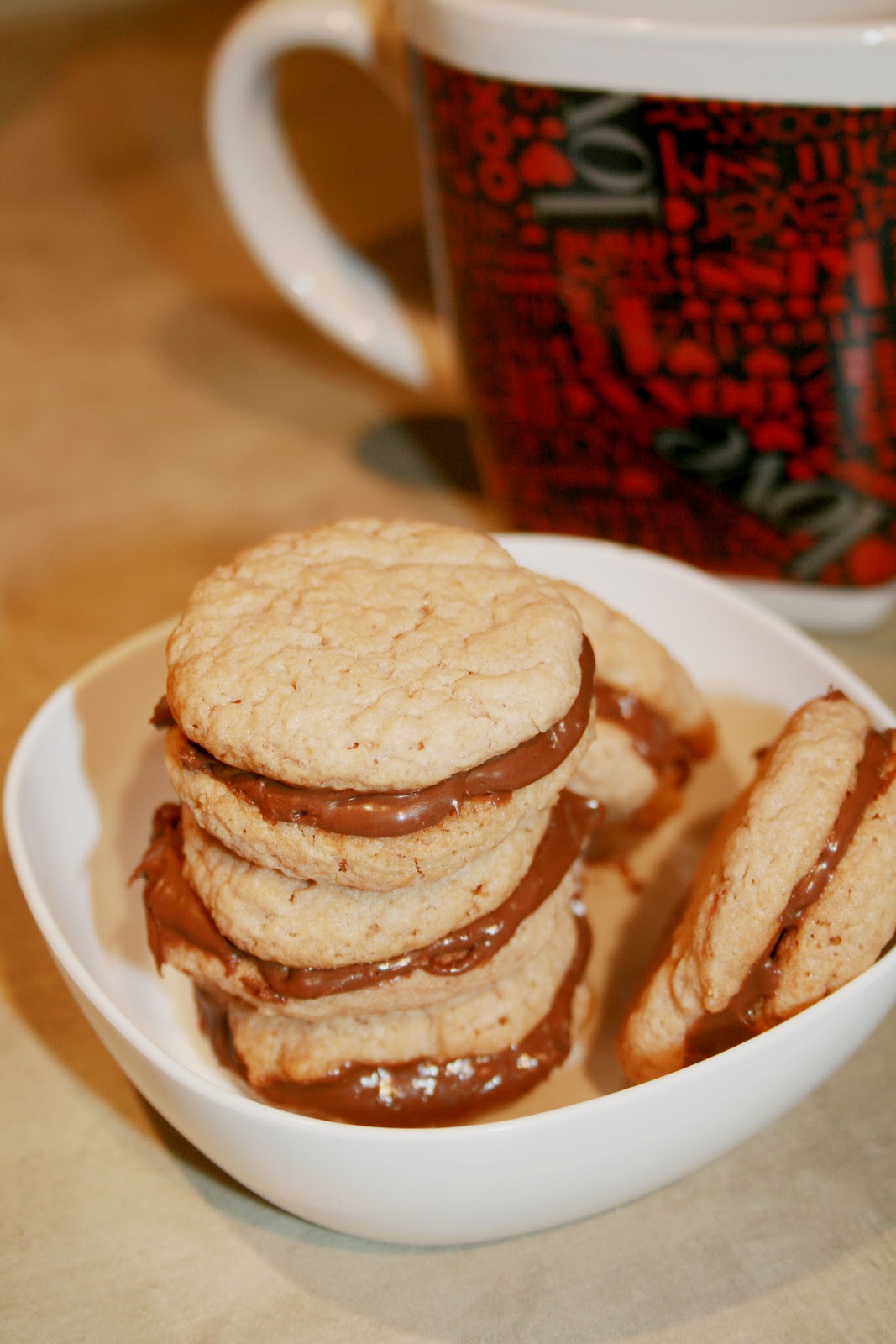 sugar & spice Mocha Hazelnut Sandwich Cookies